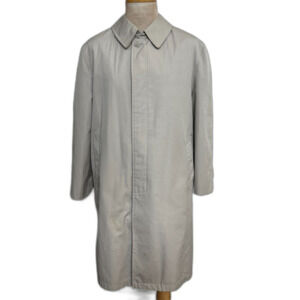 Vintage Misty Harbor Beige Trench Coat - Men 42R